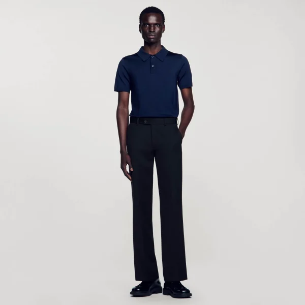 Cheap Pantalon En Laine Mélangée Homme Pantalons & Shorts