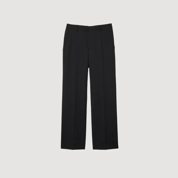 Cheap Pantalon En Laine Mélangée Homme Pantalons & Shorts