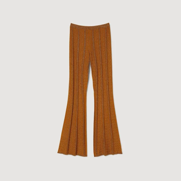 Shop Pantalon En Maille Métallisée Femme Ensembles | Pantalons & Jeans