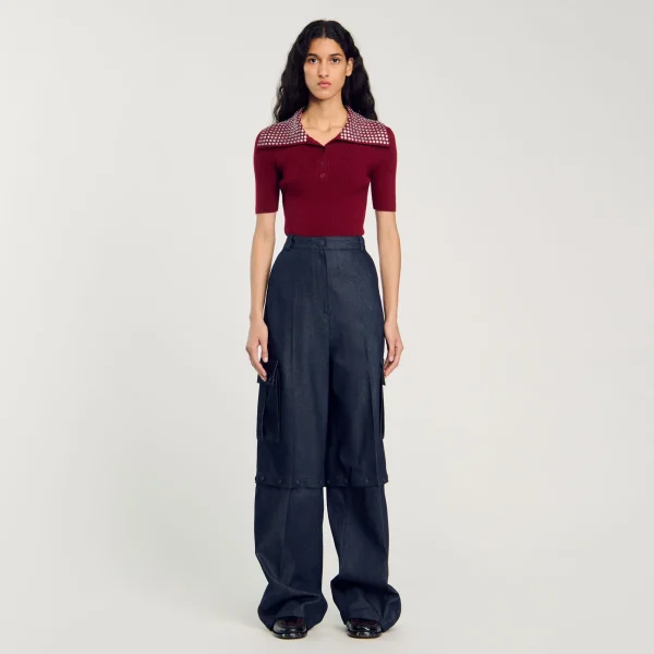 Online Pantalon Modulable En Jean Femme Pantalons & Jeans