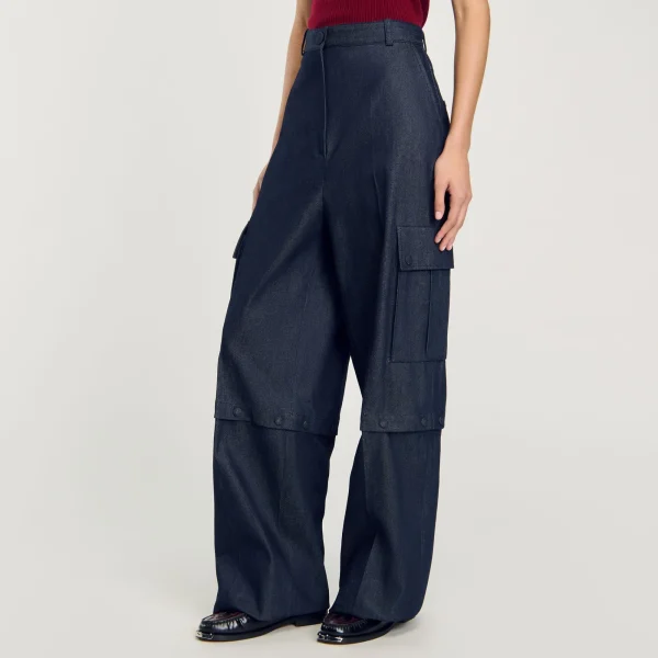 Online Pantalon Modulable En Jean Femme Pantalons & Jeans