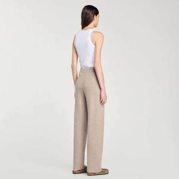 Store Pantalon Strassé En Maille Femme Ensembles | Pantalons & Jeans