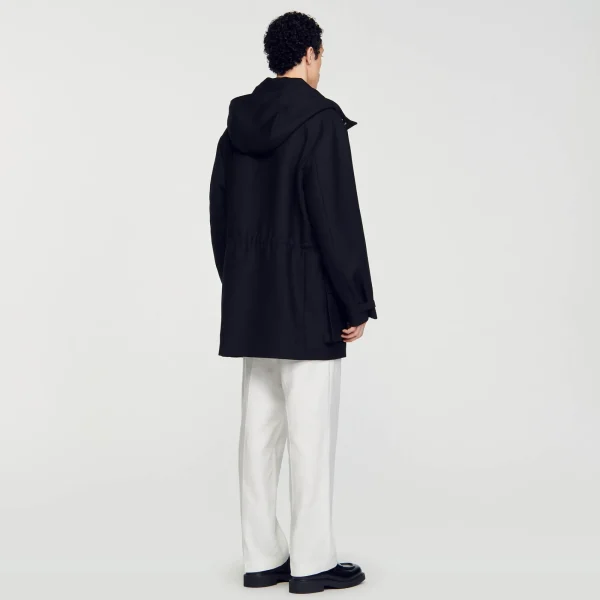 Shop Parka Oversize En Tissu Technique Homme Manteaux & Blousons