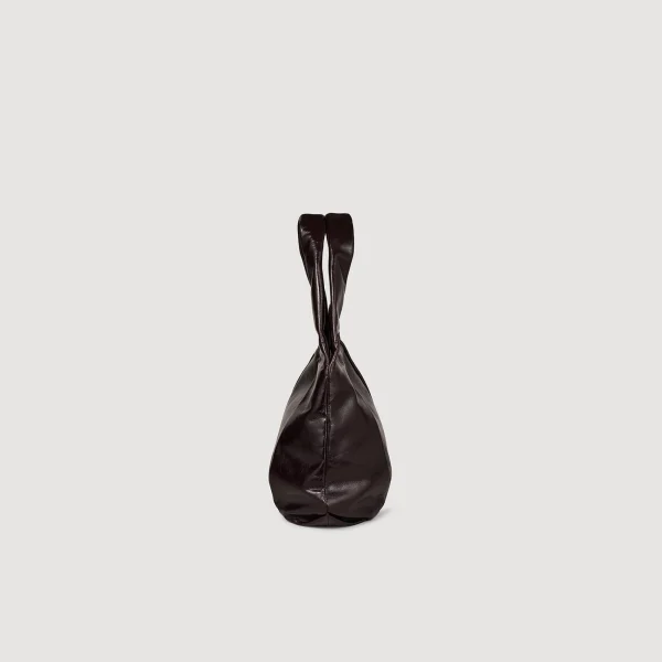 Cheap Petit Sac En Cuir Brillant Femme Sacs Cabas | Sacs Porté Épaule