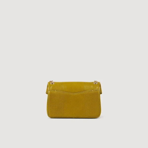 Discount Petit Sac Yza En Cuir Effet Lézard Femme Sacs Porté Épaule | Mini Sacs