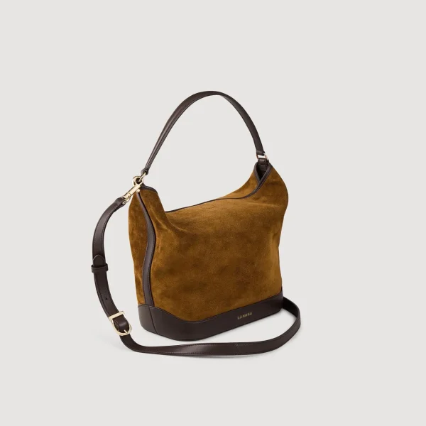 Sale Sac Seau TANGOSO En Suède Et Cuir Femme Sacs Porté Épaule | Sacs À Bandoulière