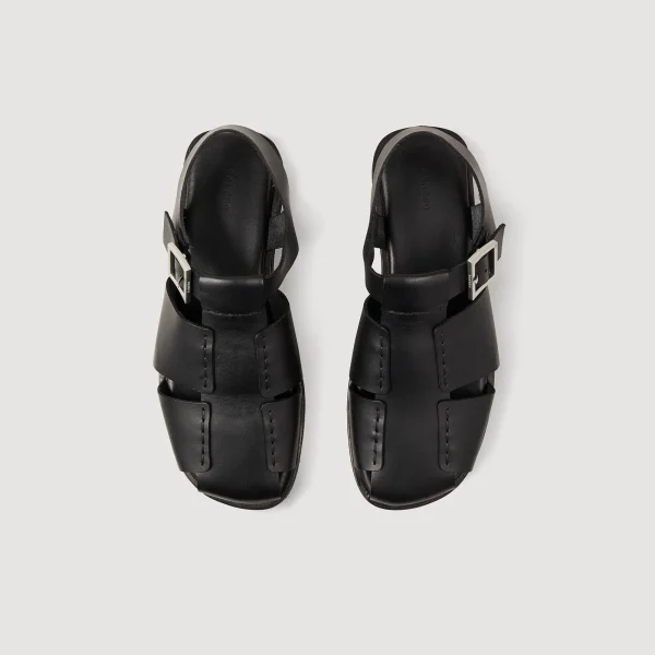 Hot Sandales En Cuir Homme Sandales