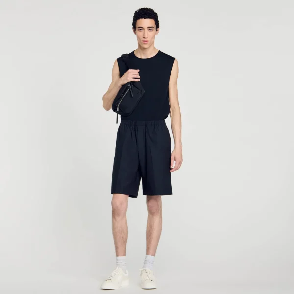 Fashion Short En Toile De Coton Homme Pantalons & Shorts