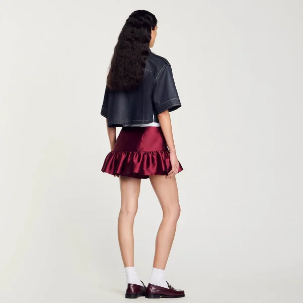 Discount Short Jupe En Satin Femme Ensembles | Jupes & Shorts