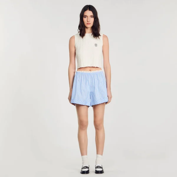 Hot Short Large En Coton Femme Ensembles | Jupes & Shorts