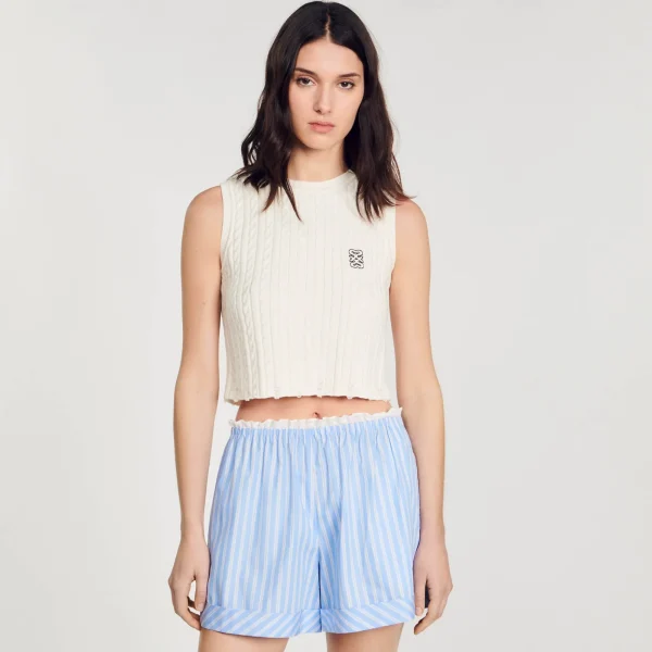 Hot Short Large En Coton Femme Ensembles | Jupes & Shorts