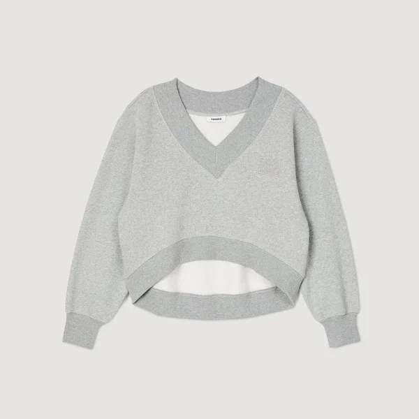 Clearance Sweatshirt Court Femme Pulls & Cardigans