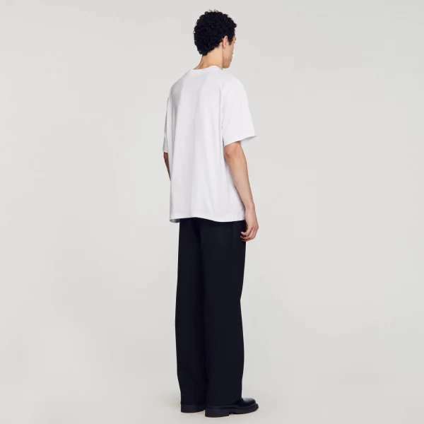 Flash Sale Tee-shirt Oversize En Coton Homme T-Shirts & Polos