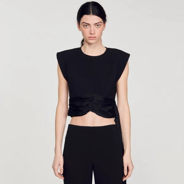 Clearance Top Court à Pans Asymétriques Femme Ensembles | Tops & Chemises