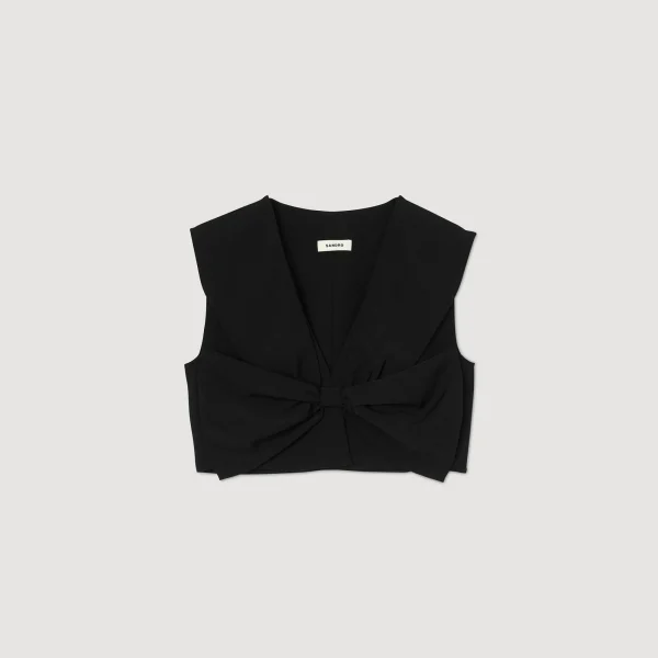 Store Top Court Satiné Femme Tops & Chemises