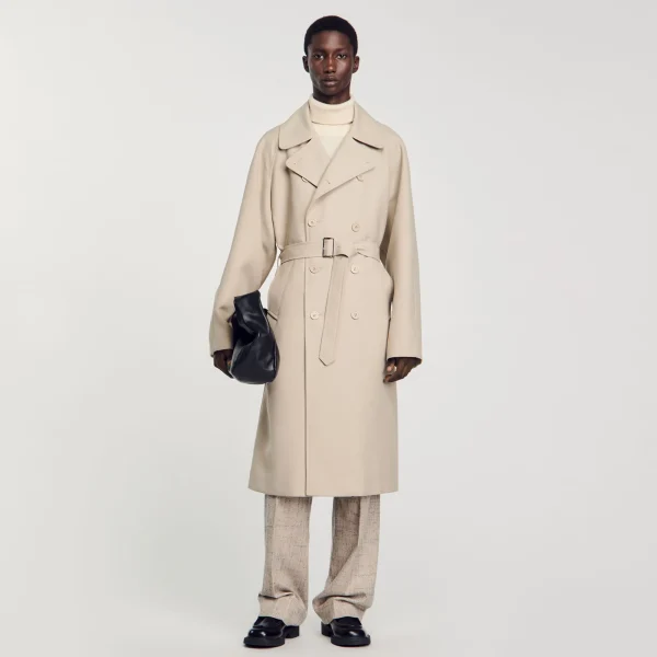 New Trench Long Homme Manteaux & Blousons