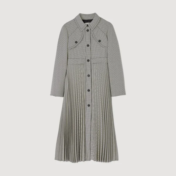 Flash Sale Trench Pied-de-poule Femme Manteaux | Ensembles