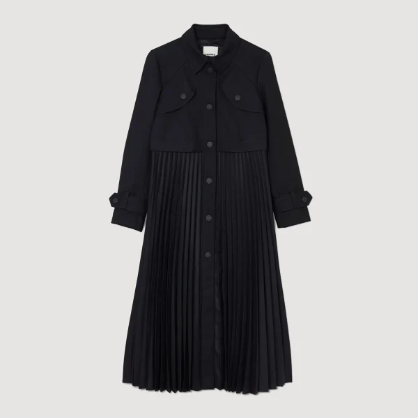 Shop Trench Plissé Femme Manteaux