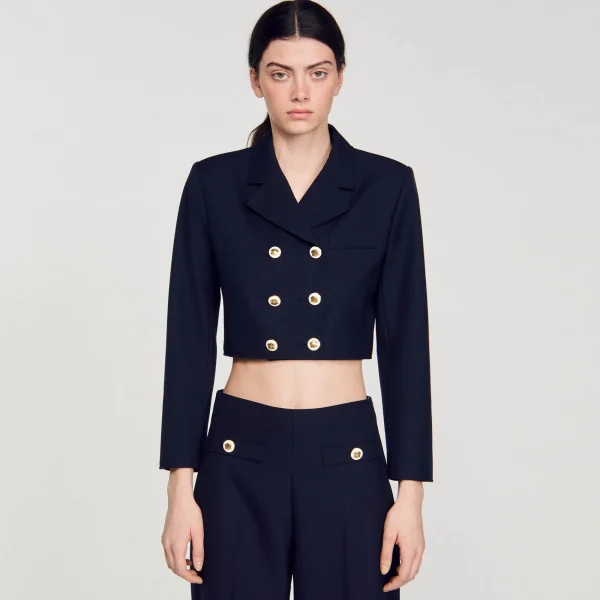 Shop Veste Courte à Double Boutonnage Femme Costumes | Blousons & Vestes