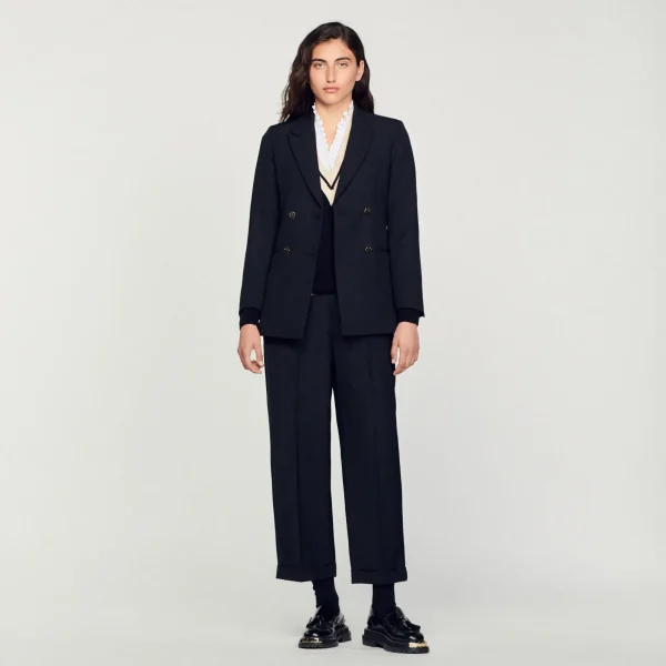 Cheap Veste De Costume à Double Boutonnage Femme Manteaux | Costumes