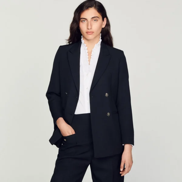 Cheap Veste De Costume à Double Boutonnage Femme Manteaux | Costumes