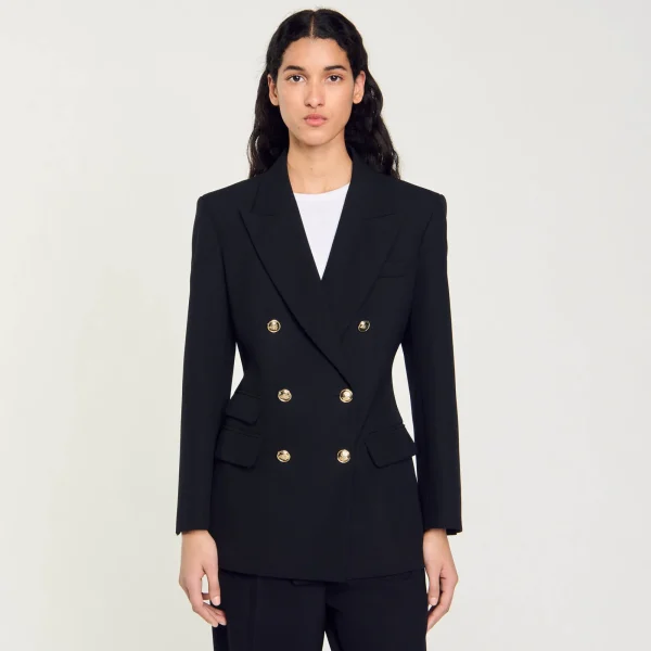 Cheap Veste De Tailleur à Boutonnage Croisé Femme Costumes | Blousons & Vestes