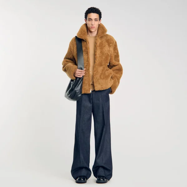 Online Veste Shearling Homme Manteaux & Blousons