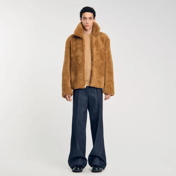 Online Veste Shearling Homme Manteaux & Blousons