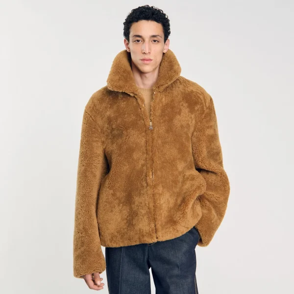 Online Veste Shearling Homme Manteaux & Blousons